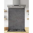 Wilsonart  Urban Steel Hob Splashback 600mm x 800mm x 4mm