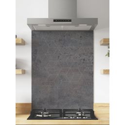 Wilsonart  Urban Steel Hob Splashback 600mm x 800mm x 4mm