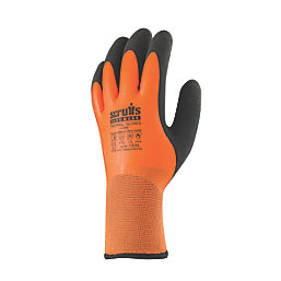 Scruffs  Thermal Gloves Orange / Black X Large