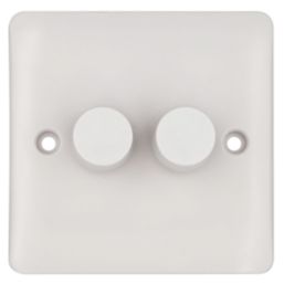 Vimark Pro 2-Gang 2-Way LED Dimmer Switch  White