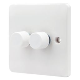 Vimark Pro 2-Gang 2-Way LED Dimmer Switch  White