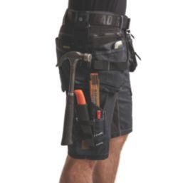 Blaklader Denim Stretch Shorts Navy/Black 38" W