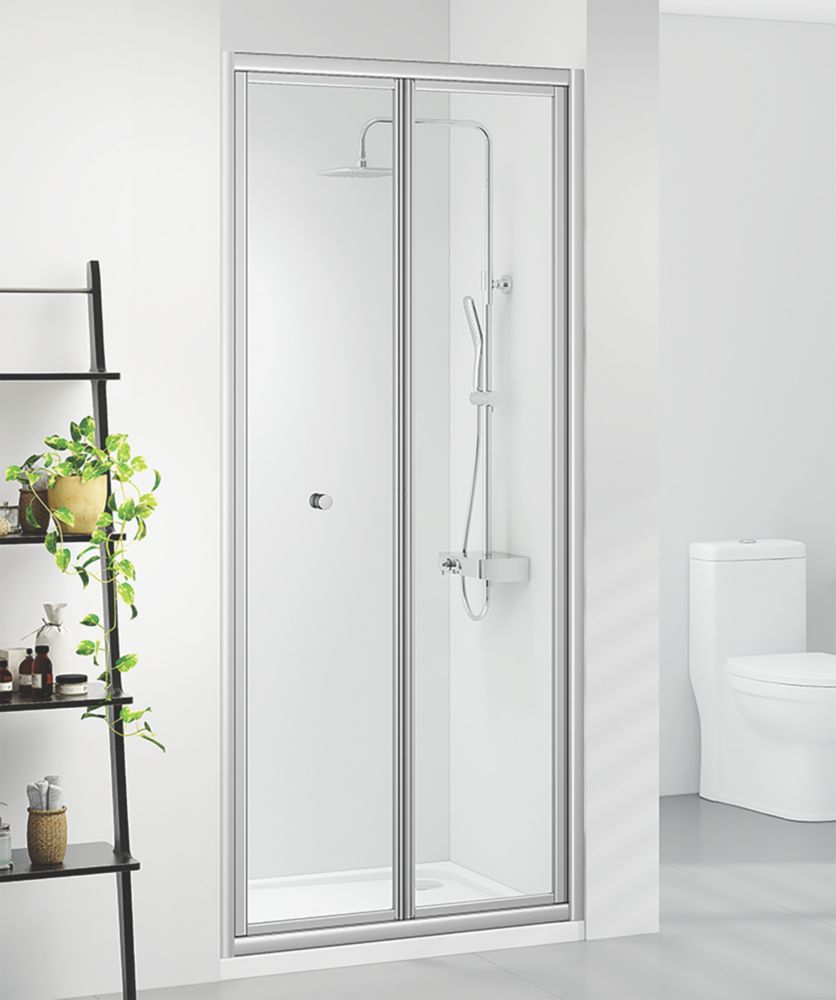 Triton Neo Six  Framed Rectangular Bi-Fold Shower Door Chrome  800mm x 1850mm