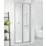 Triton Neo Six  Framed Rectangular Bi-Fold Shower Door Chrome  800mm x 1850mm