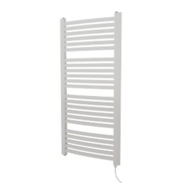 Ximax 1215mm x 580mm 2048BTU White Flat Electric Towel Radiator