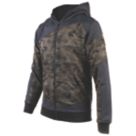 CAT Trade Hooded Sweatshirt Night Camo Black Small 34-37" Chest