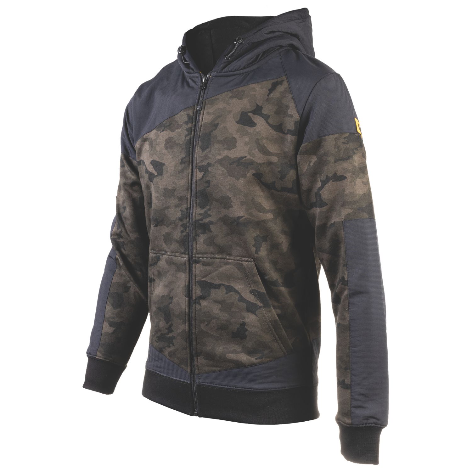CAT Trade Hooded Sweatshirt Night Camo Black Small 34-37" Chest (726VG)