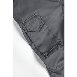 CAT Essentials Stretch Knee Pocket Trousers Grey 34" W 32" L