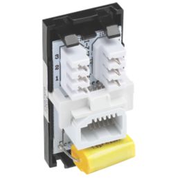 British General  Modular Master Telephone Socket Black