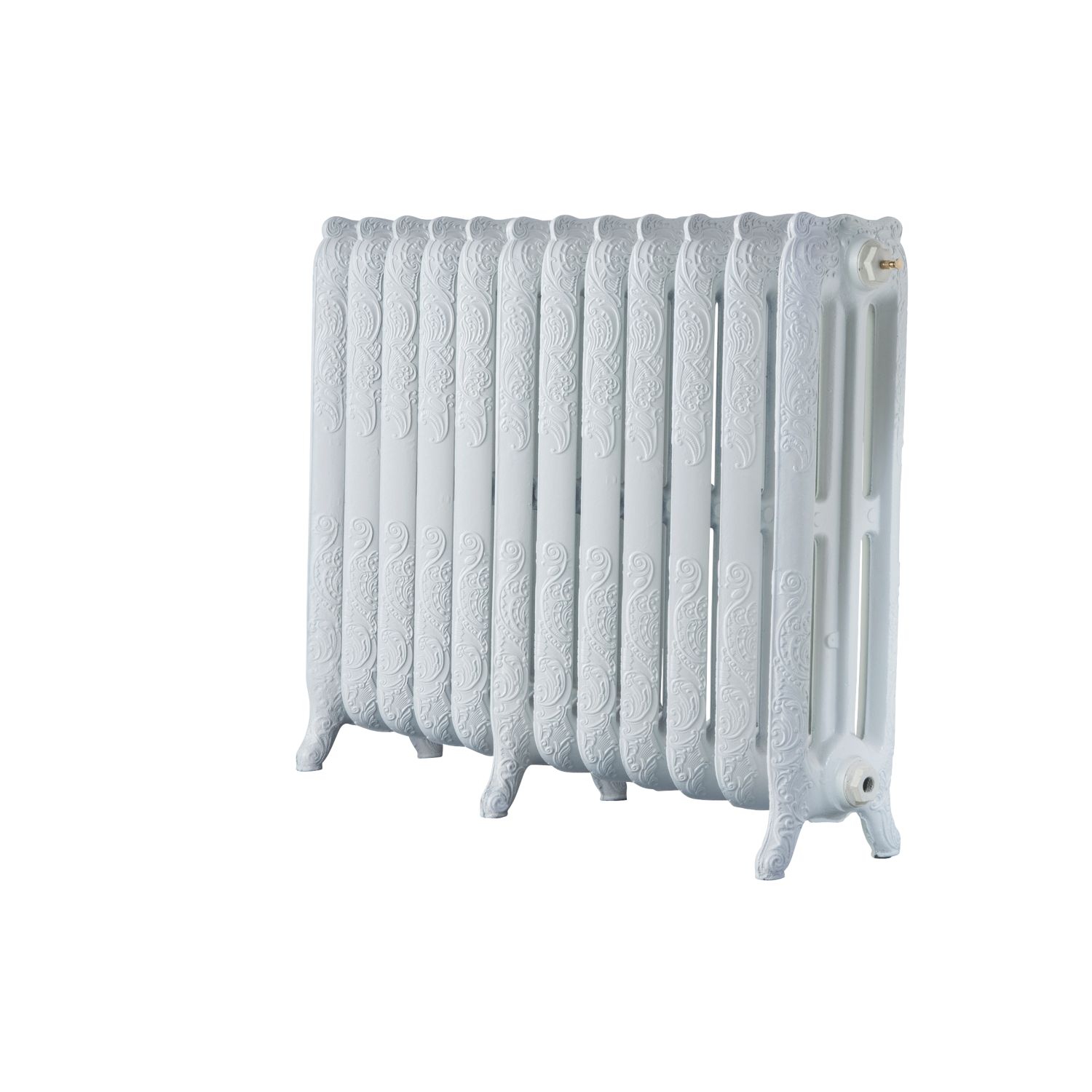 Arroll 760mm x 994mm 5896BTU White Cast Iron 3 Column Radiator (7272P)
