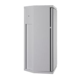 Croydex  1-Door Bathroom Corner Cabinet White  300mm x 240mm x 500mm