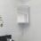 Croydex  1-Door Bathroom Corner Cabinet White  300mm x 240mm x 500mm