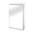 Croydex  1-Door Bathroom Corner Cabinet White  300mm x 240mm x 500mm