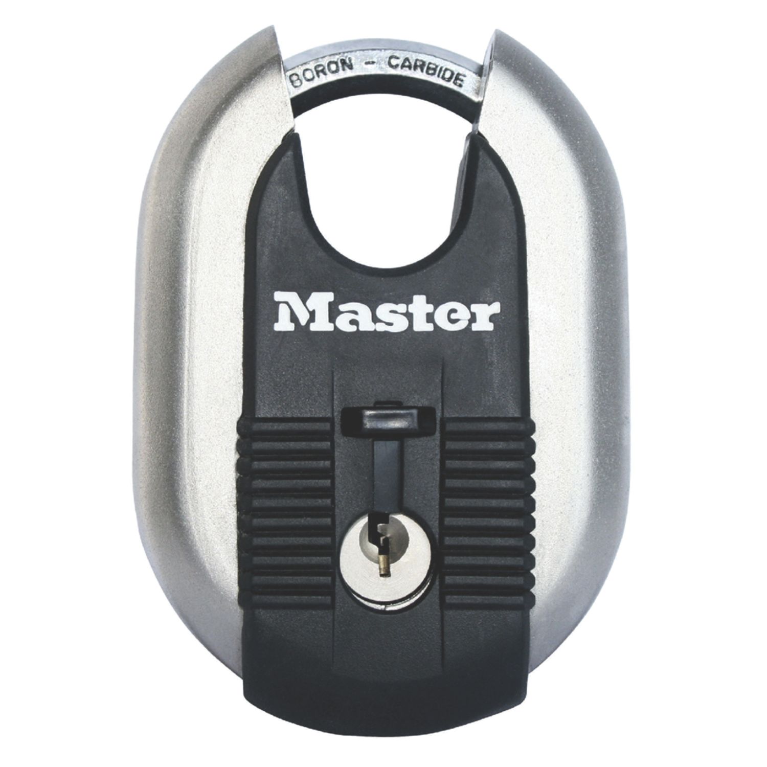 Master Lock Excell Weatherproof Closed Shackle Disc Padlock Steel 60mm (72774)