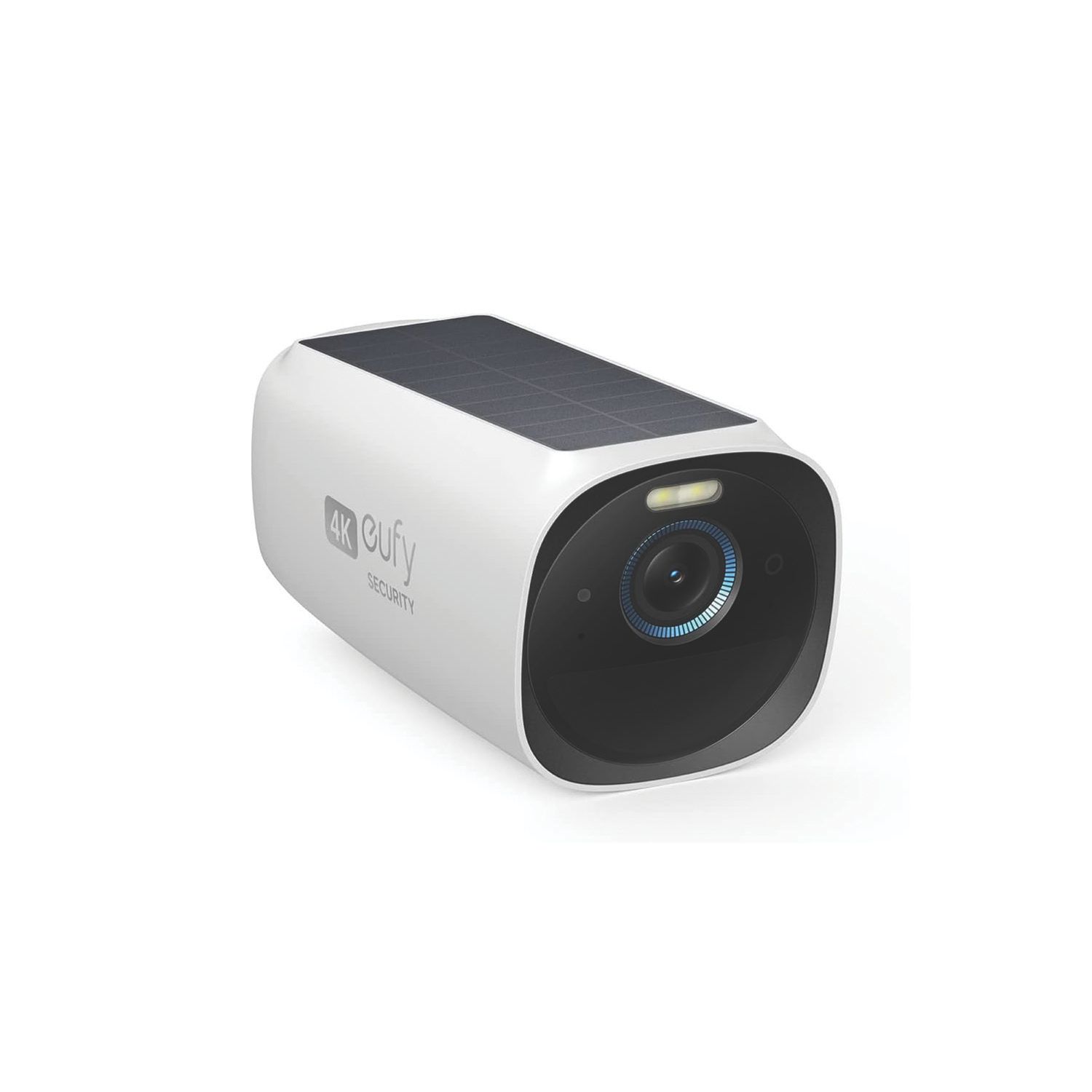 Eufy EufyCam S330 Rechargeable Battery-Operated White Wireless 4K Indoor & Outdoor Cylinder Add-On Camera (727AG)