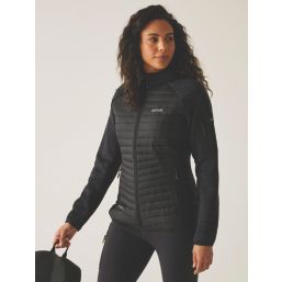 Regatta Andreson Hybrid Womens Jacket Black Size 10