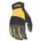 DEWALT Performance Full Finger Gloves Black / Yellow / Grey Medium
