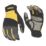 DEWALT Performance Full Finger Gloves Black / Yellow / Grey Medium