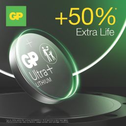 GP Batteries CR2016 3V Coin Cell Lithium Batteries  2 Pack