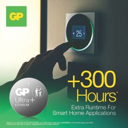 GP Batteries CR2016 3V Coin Cell Lithium Batteries  2 Pack