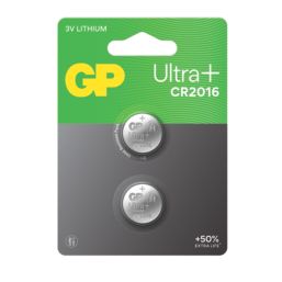 GP Batteries CR2016 3V Coin Cell Lithium Batteries  2 Pack