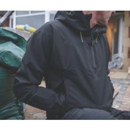 Apache White Rock Waterproof Jacket Black Medium Size 22.04" Chest