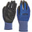 Site  Premium PU Gloves Blue / Black Large