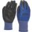 Site  Premium PU Gloves Blue/Black Large