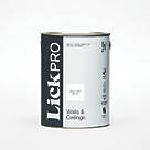 LickPro  Matt Pure Brilliant White Emulsion Walls & Ceilings Paint 5Ltr