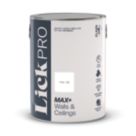 LickPro  5Ltr Pure Brilliant White Matt Emulsion  Paint
