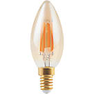 Diall  SES Candle LED Light Bulb 400lm 5W