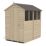 Forest  4' x 6' (Nominal) Apex Overlap Timber Shed with Assembly