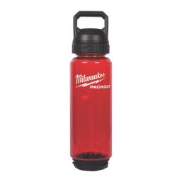 Milwaukee PACKOUT Plastic Bottle With Chug Lid 1005ml Red