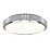 4lite  Indoor Maintained Emergency Round LED Wall/Ceiling Light Chrome 18W 1847lm