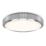 4lite  Indoor Maintained Emergency Round LED Wall/Ceiling Light Chrome 18W 1847lm