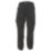 Apache Bancroft Work Trousers Black/Grey 34" W 31" L