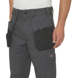 Dickies  Multi Pocket Utility Work Trousers Charcoal 38" W 32" L