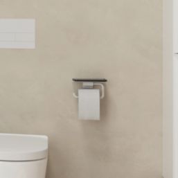 Hansgrohe AddStoris Toilet Roll Holder with Shelf Matt White