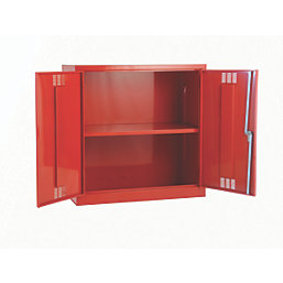 Barton  1-Shelf Pesticide Cabinet Red 915mm x 457mm x 915mm