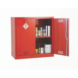 Barton  1-Shelf Pesticide Cabinet Red 915mm x 457mm x 915mm