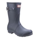 Hunter Original Short Size 7 Womens Navy Non Safety Wellies