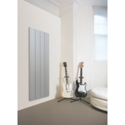 Ignite 1800mm x 558mm 4385BTU Matt Chrome Vertical Designer Radiator
