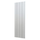 Ignite 1800mm x 558mm 4385BTU Matt Chrome Vertical Designer Radiator