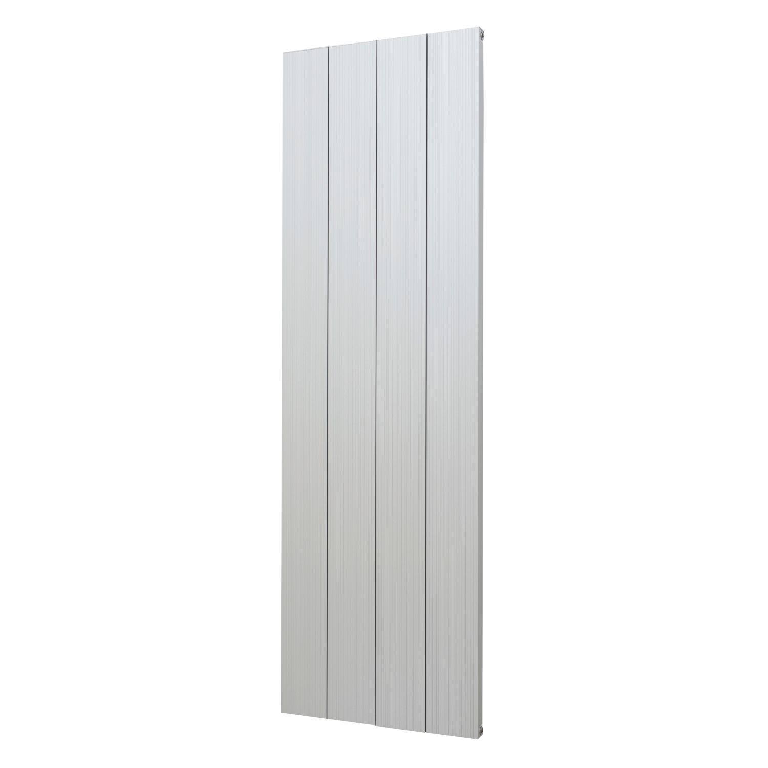 Ignite 1800mm x 558mm 4385BTU Matt Chrome Vertical Designer Radiator (7280F)