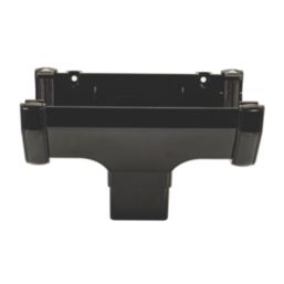 FloPlast  uPVC Square Running Outlet Black 114mm x 65mm