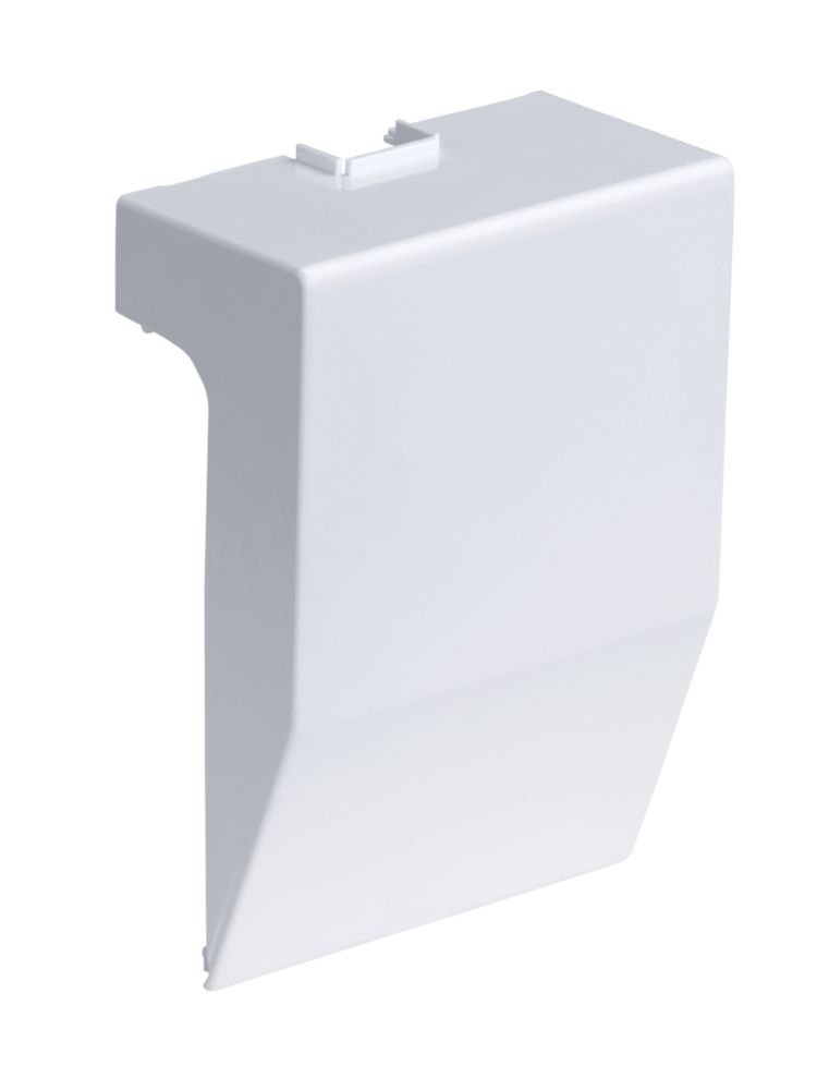 Tower  Mini Skirting Trunking Adaptors 34mm x 45mm 2 Pack