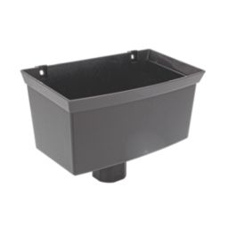 FloPlast Cast Iron Effect Universal Hopper 65-68mm Black