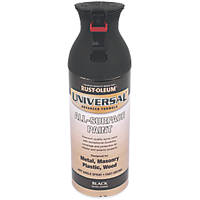 Rust-oleum Universal Spray Paint Satin Black 400ml