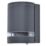 Lutec Focus Outdoor Wall Light Dark Grey