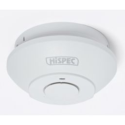 Hispec HSSA/PE/RF10-PRO  Mains Interlinked Mains Powered Fast Fix Interlinked Smoke Alarm With Radio Frequency 10 Year Sealed Lithium Battery